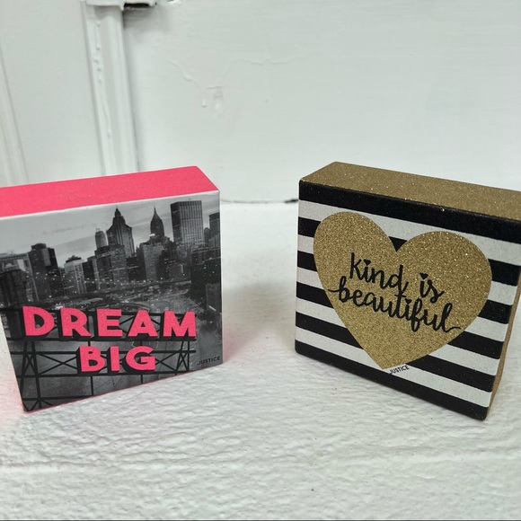 Justice Decor Boxes, NY Decor, Girls Decor, Room Decor - Picture 2 of 4